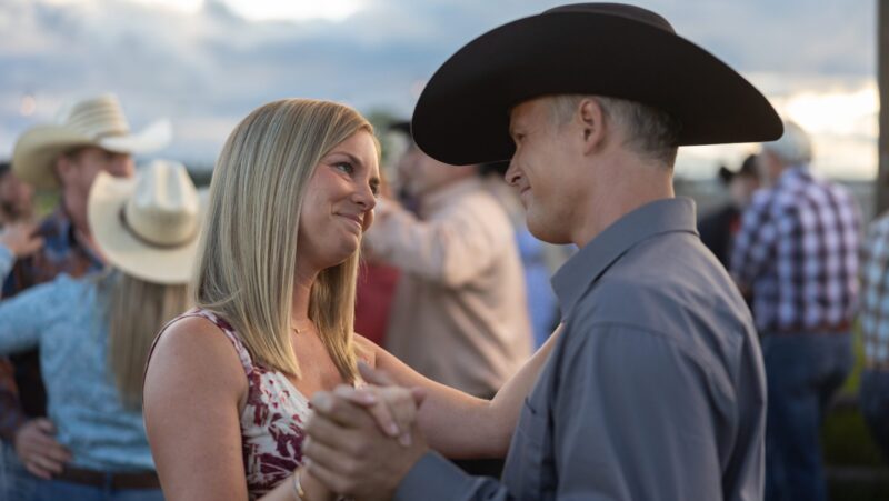 Ashley and Caleb in Heartland Season 19